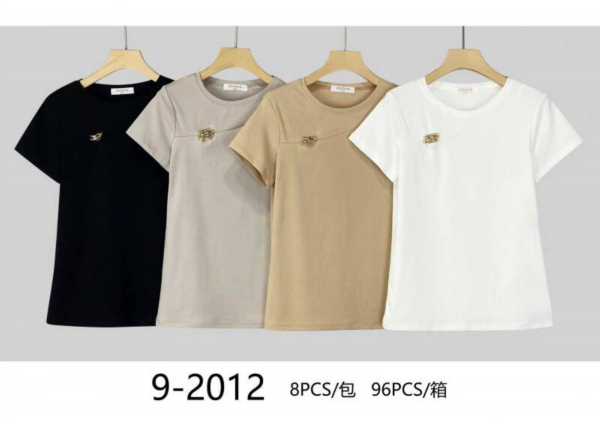 Bluzki damskie Roz Standard, Mix Kolor Paczka 8 szt